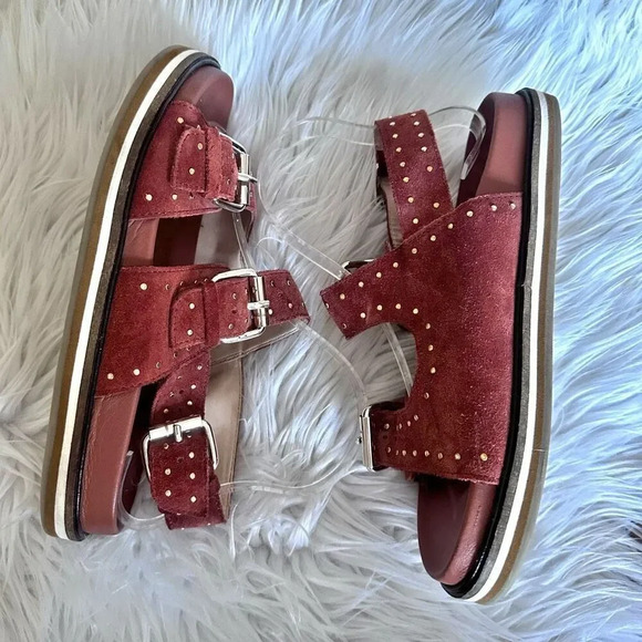 Pilcro and the Letterpress Red Sandals - Picture 5 of 9